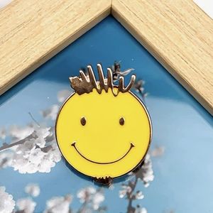 Beard emoji backpack pin NWT